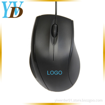 Mini USB Black Wired Desktop Laptop Mouse (YWD-P6)